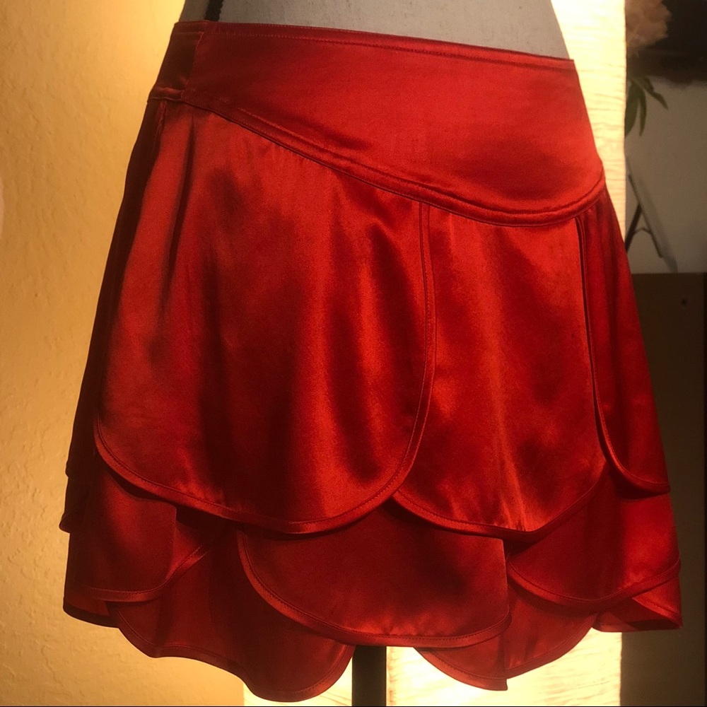 A | X • Armani Exchange • Silk Petal Skirt